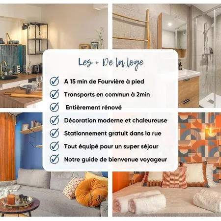 La Loge Du Gardien - T2 Proche Fourviere Apartment *